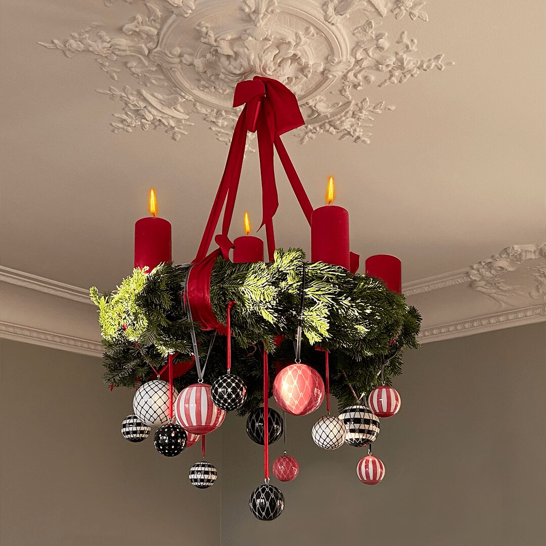 Adventskranz 3.Advent Weihnachtskugeln, Foto: Hedwig Bollhagen Werkstätten für Keramik GmbH, Lizenz: Hedwig Bollhagen Werkstätten für Keramik GmbH