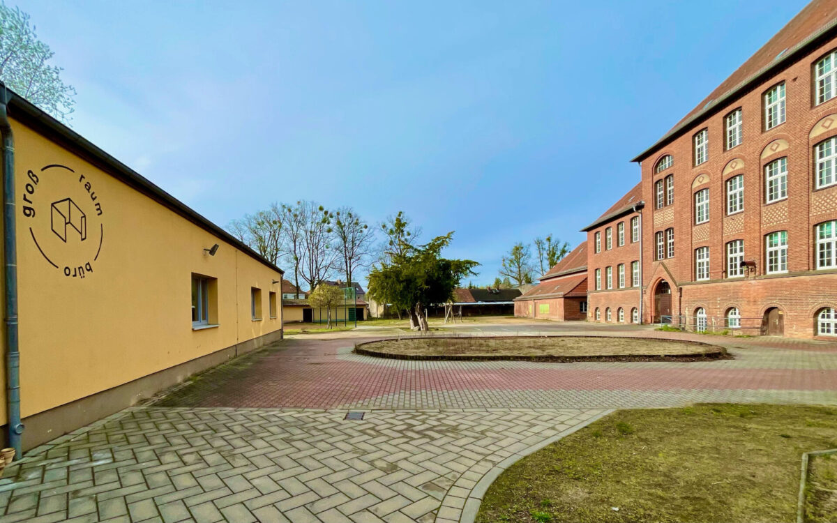 Schulhof der ehemaligen Havelland-Grundschule, Foto: Großraum e.V., Lizenz: Großraum e.V.