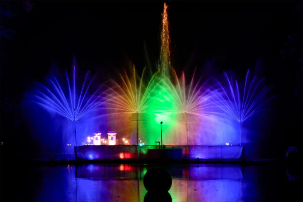 Schlosspark-Nacht - Flames of Water, Foto: Thomas Ahrens, Lizenz: TKO gGmbH