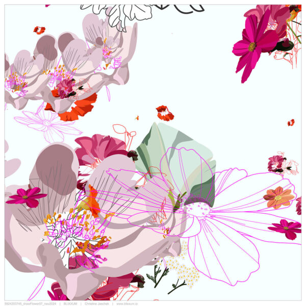 Draw Flower 7, Foto: Christine Jaschek, Lizenz: Atelier Annenhof