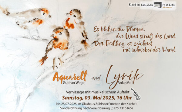 Flyer Bildmotiv Gudrun Weg, Lyrik Anke Moll, Foto: Jürgen Naß, Lizenz: Glashaus