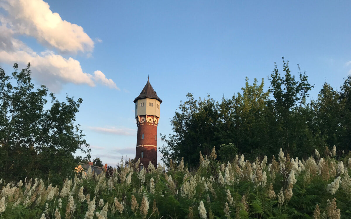 Zehdenicker Wasserturm, Foto: Elisabeth Kluge, Lizenz: Tourist-Information Zehdenick