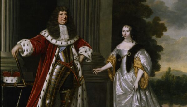 Kurfürst Friedrich Wilhelm von Brandenburg (1620-1688) und seine Gemahlin Louise Henriette von Oranien-Nassau (1627-1667), Foto: Jörg P. Anders, Lizenz: SPSG