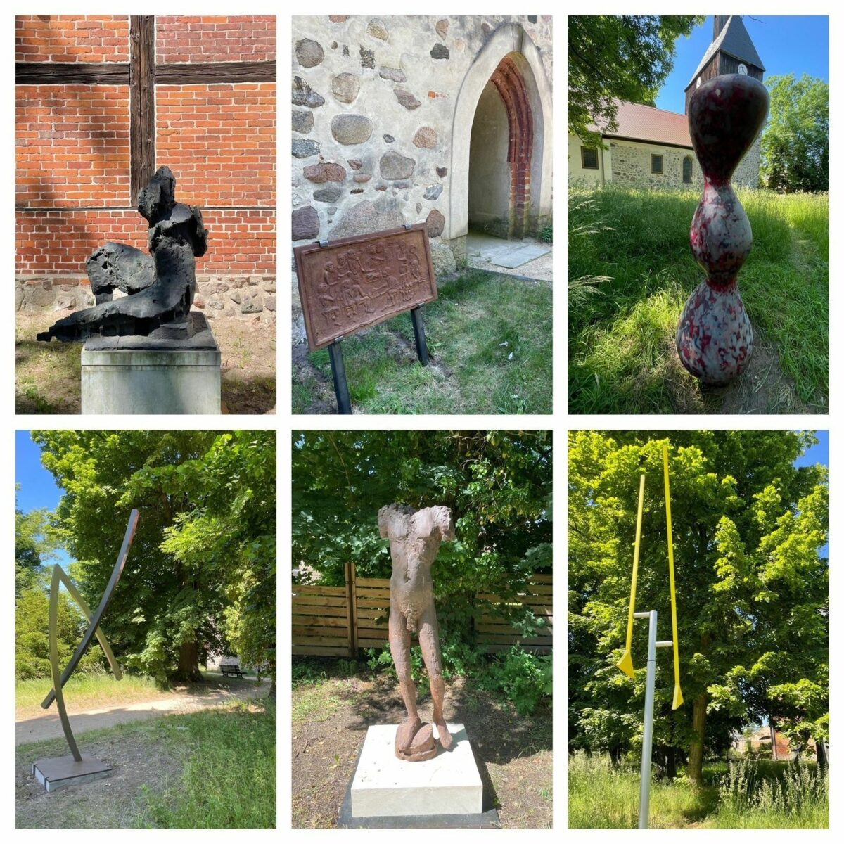 Skulpturengarten Wandlitz, Foto: Lucas Ludewig, Lizenz: Evangelische Kirchengemeinde Basdorf-Wandlitz-Zühlsdorf