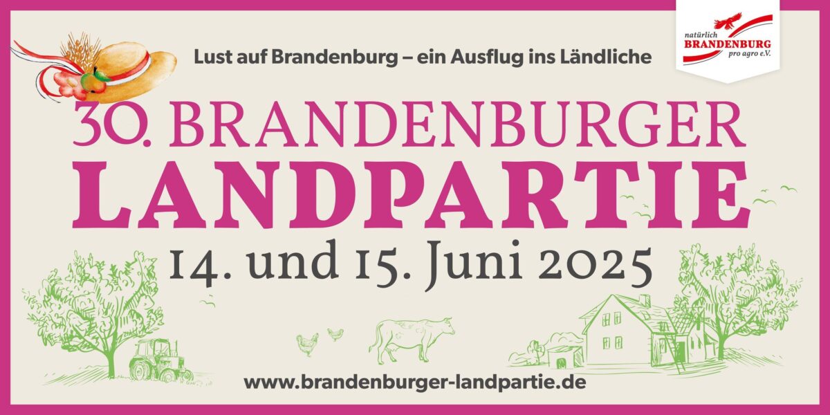 Banner Brandenburger Landpartie, Foto: Pro Agro e.V., Lizenz: Pro Agro e.V.