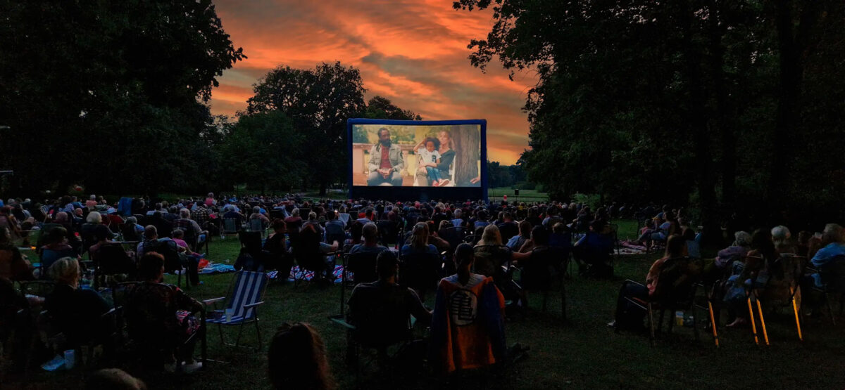 Open Air Kino, Foto: Nico Albrecht, Lizenz: TKO gGmbH