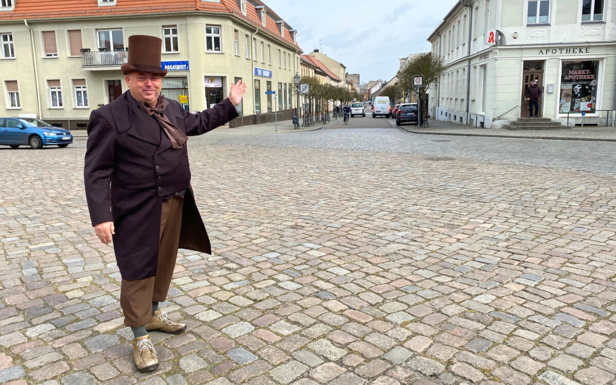 Carsten Dräger als Ratsherr, Foto: Elisabeth Kluge, Lizenz: Tourist-Information Zehdenick
