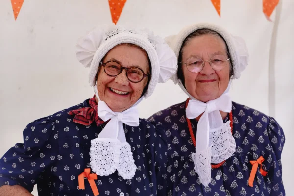 Holländische Schausteller auf dem Orangefest