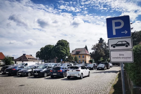Parkplatz an der Gedenkstätte Sachsenhausen
