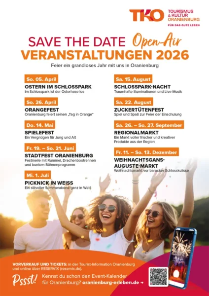 Open-Air-Veranstaltungen in Oranienburg 2026